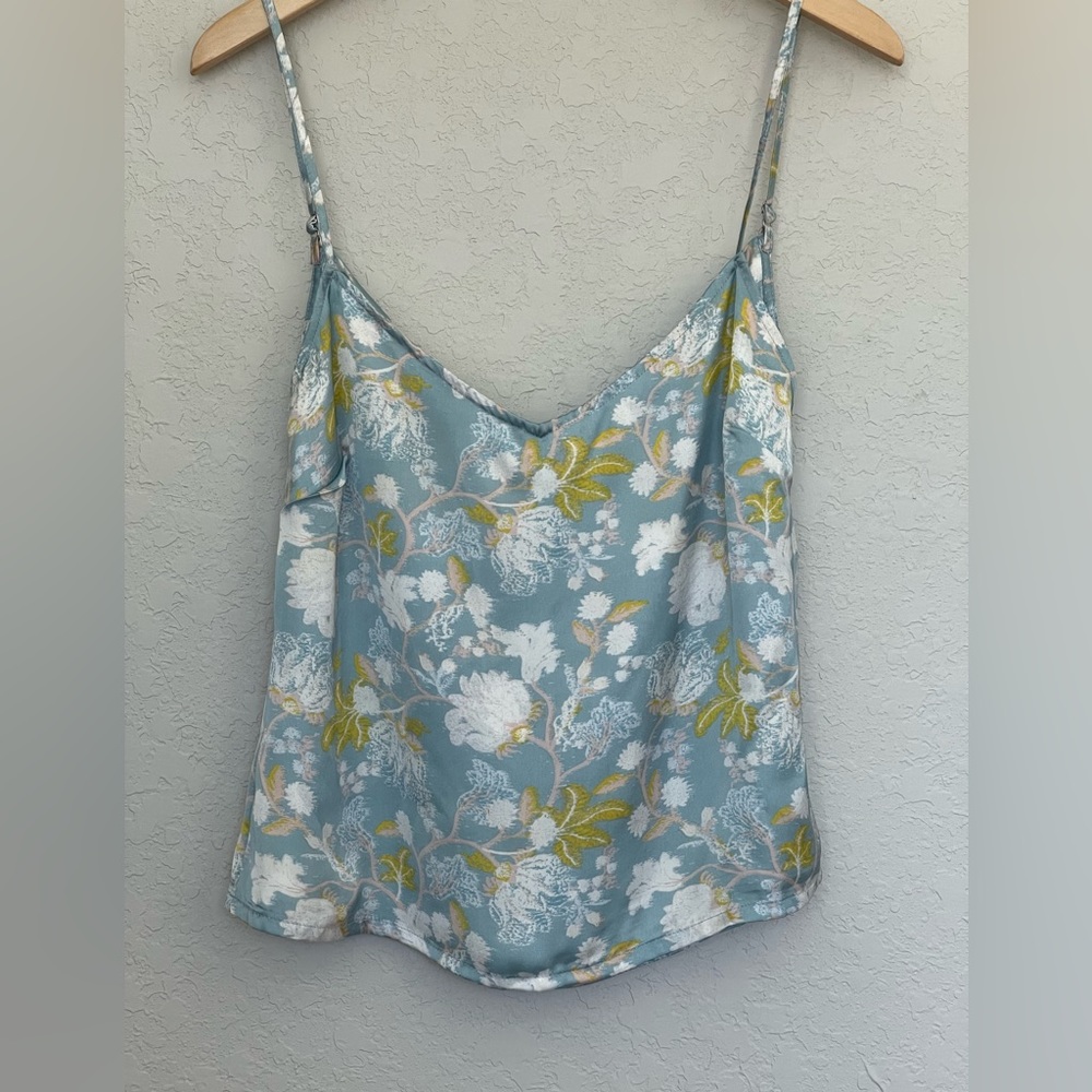 Urban Outfitters Silky Floral Cami Tank Top